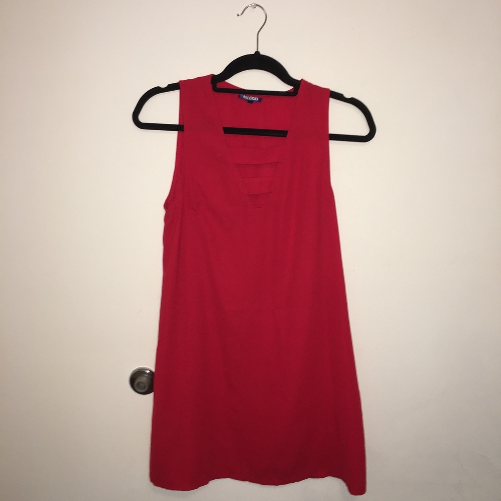 Red dress